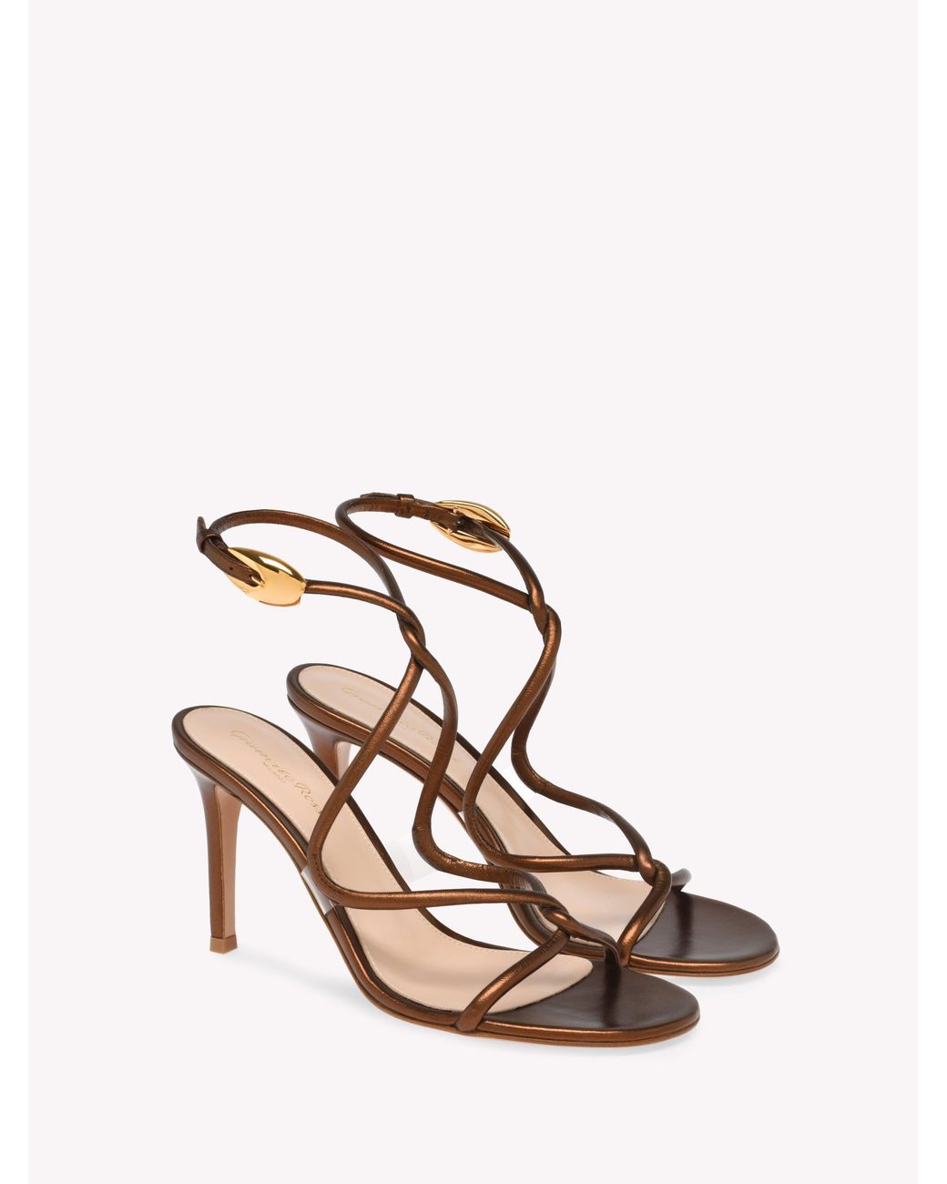 Gianvito Rossi Natural Jungle Mamba 85