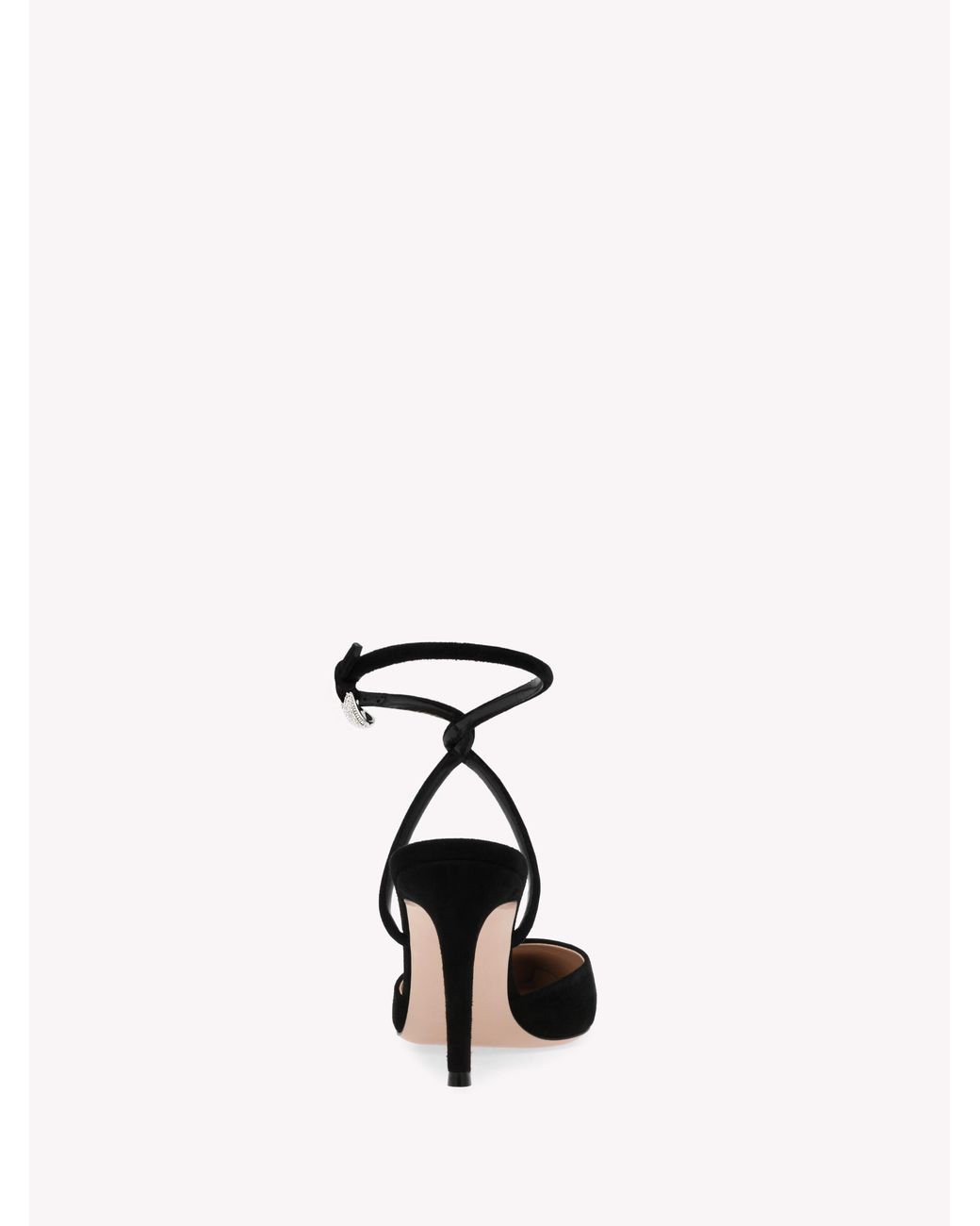 Gianvito Rossi Natural Mamba Crystal Sling