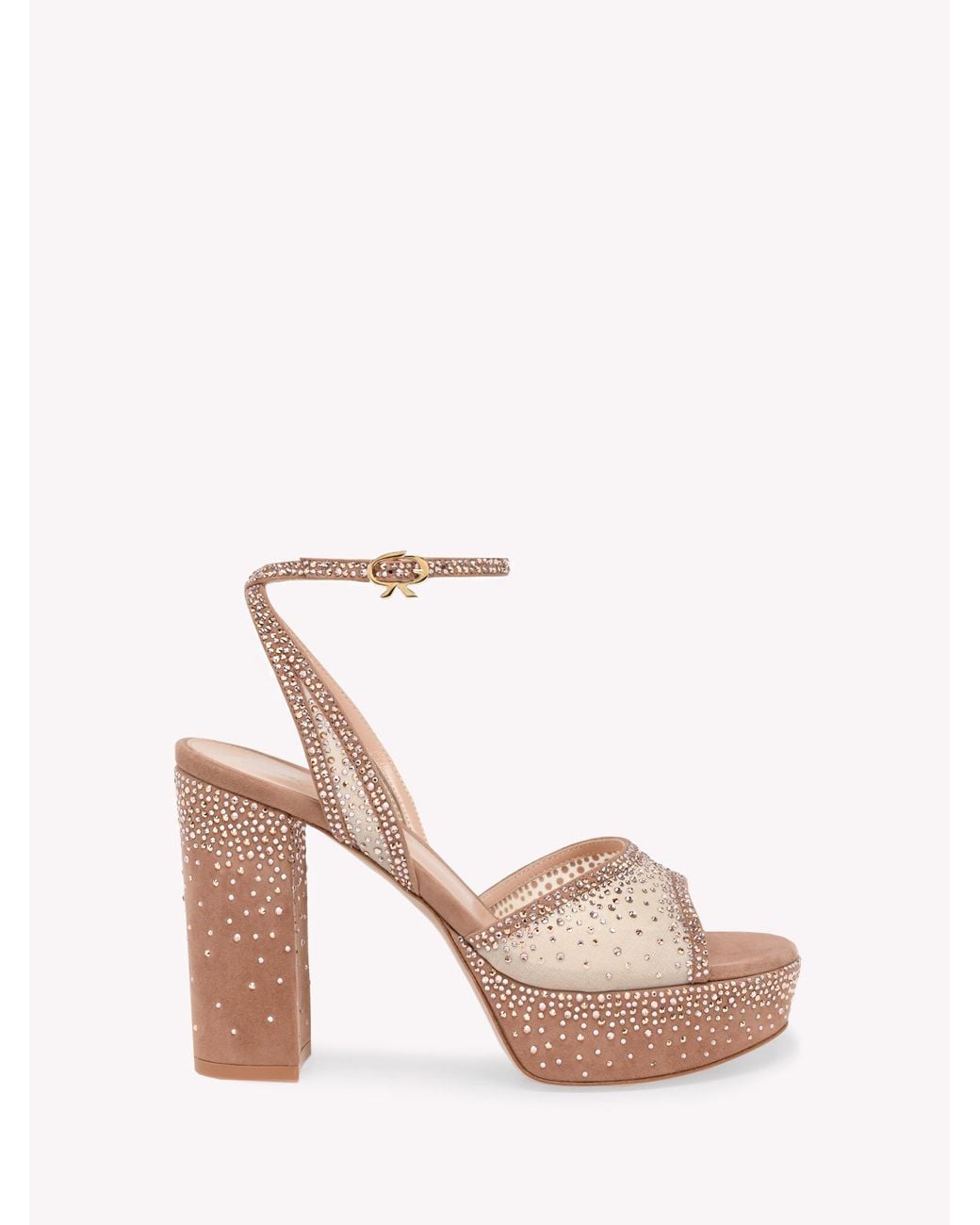 Gianvito Rossi Pink Rania Platform