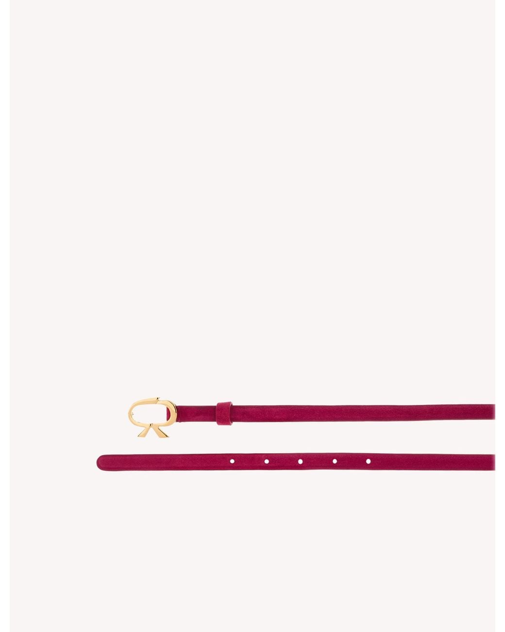 Gianvito Rossi Pink Ribbon Belt