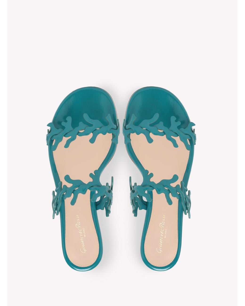 Gianvito Rossi Green Ocean Mule