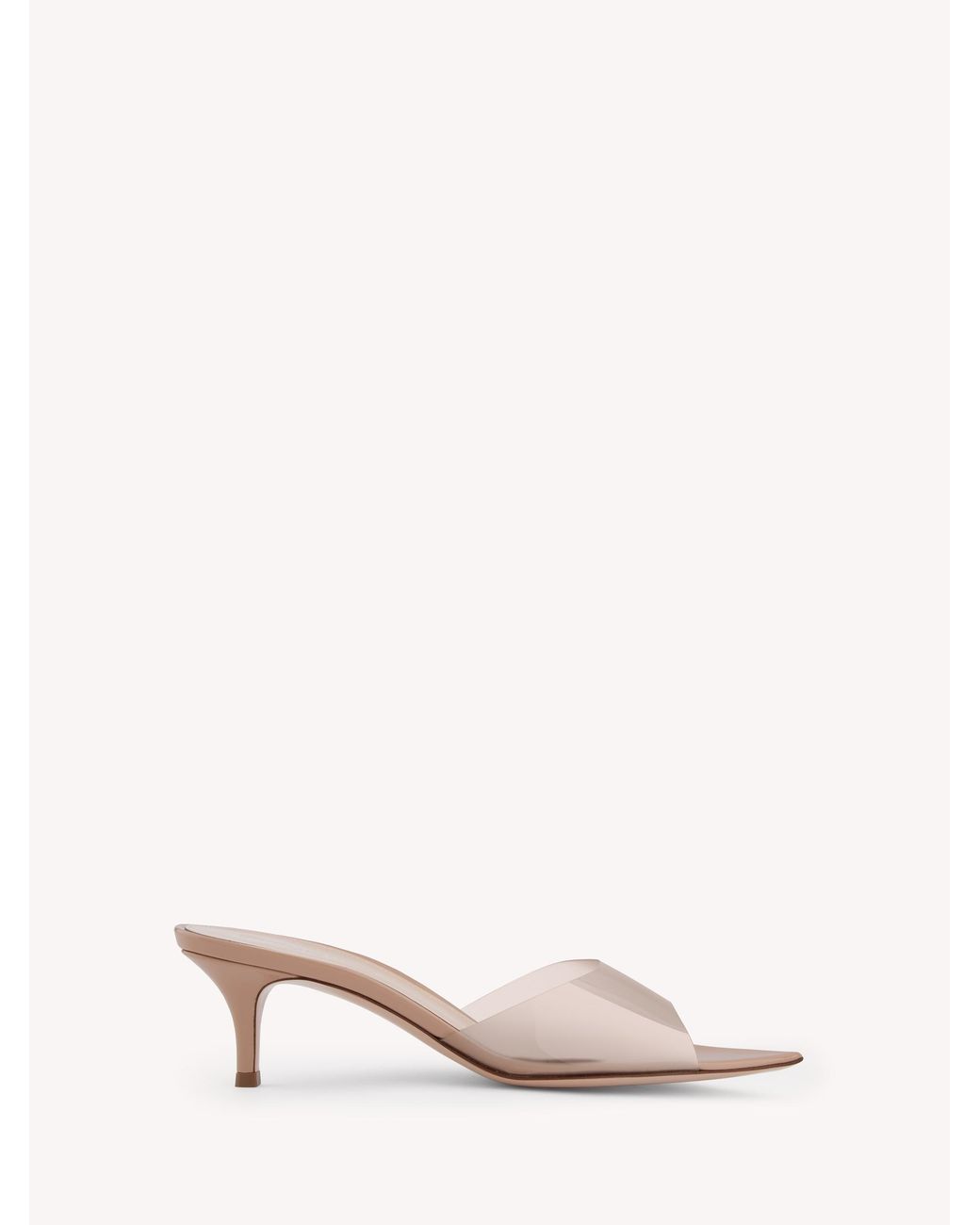 Gianvito Rossi Pink Elle 55, Mules