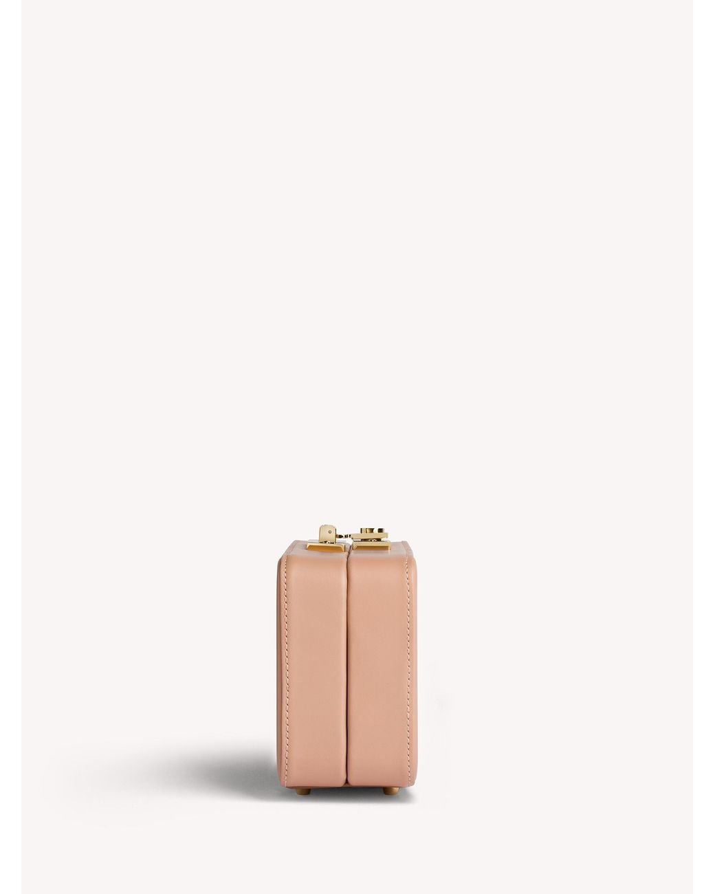 Gianvito Rossi Pink Valì Clutch, Valì, , Cipria