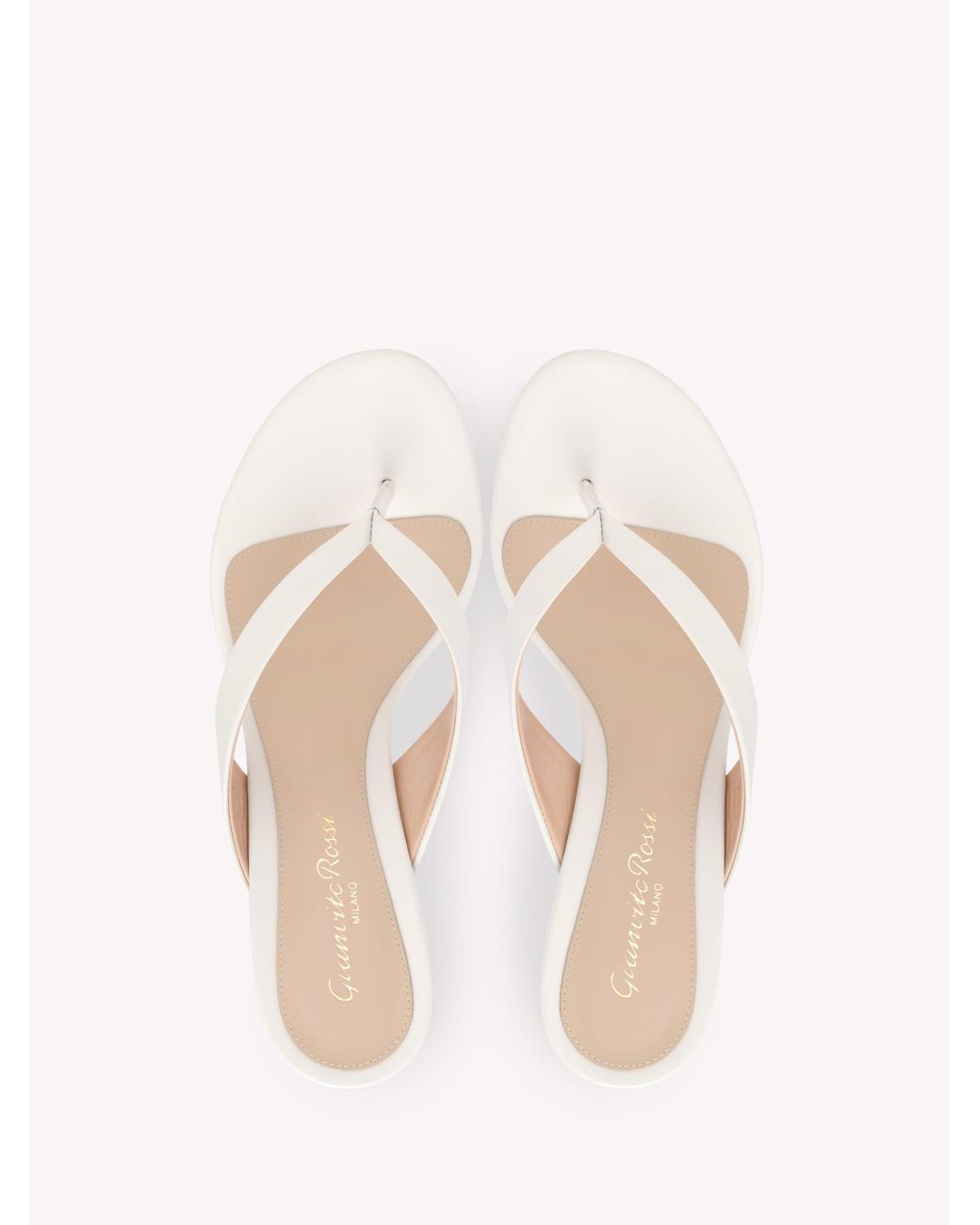 Gianvito Rossi Natural Sofia Thong, Sandals And Mules