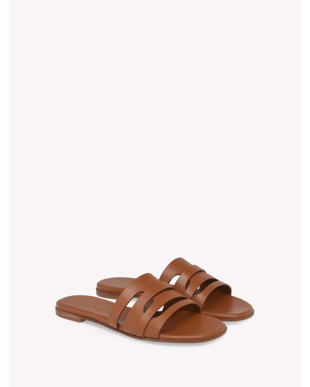 Gianvito Rossi Brown Nora, Flats