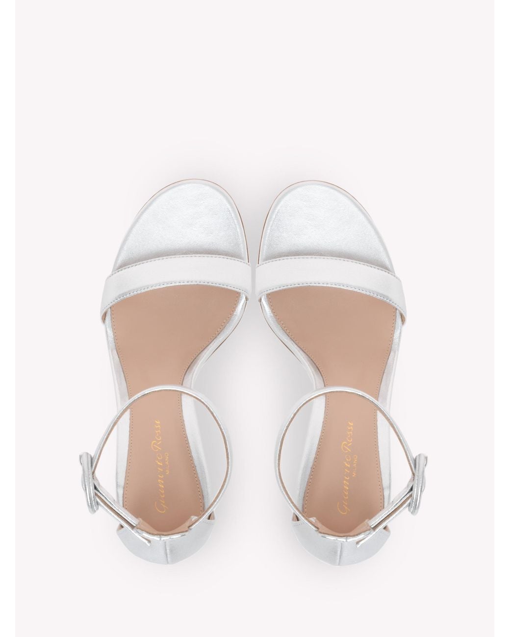 Gianvito Rossi White Portofino 85, Sandals
