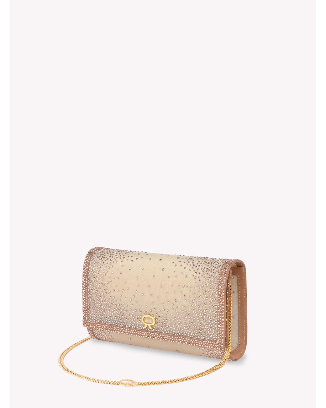 Gianvito Rossi Natural Rania Clutch, Bags