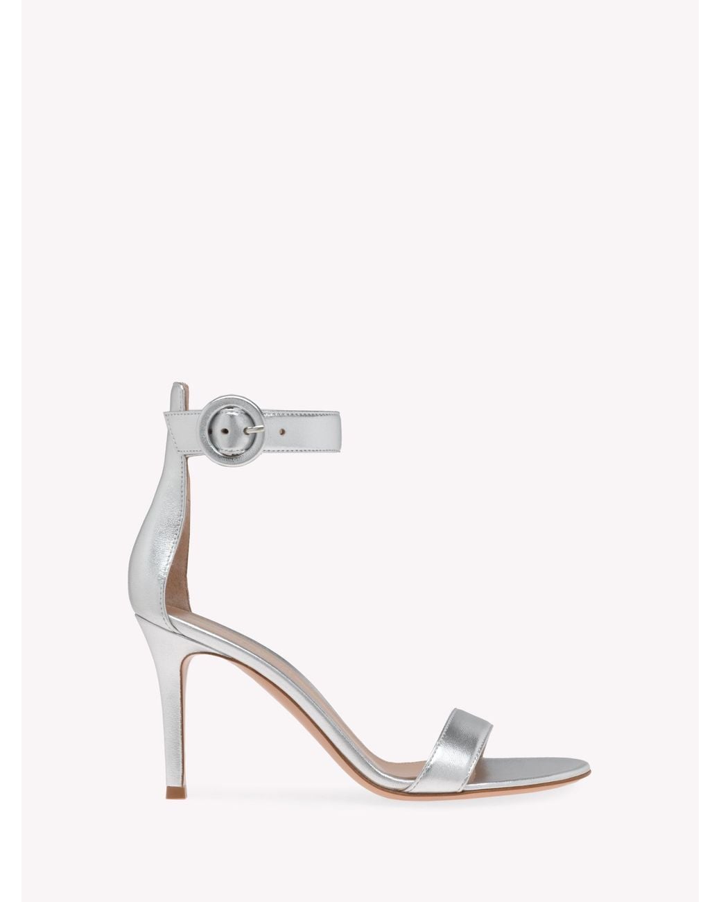 Gianvito Rossi White Portofino 85, Sandals