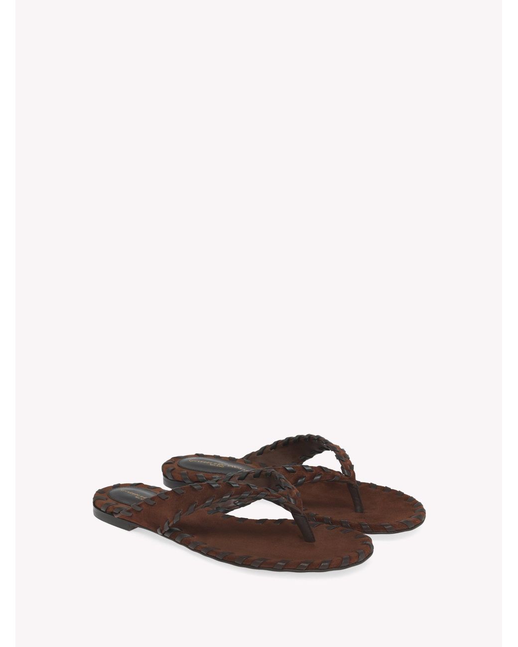 Gianvito Rossi Multicolor Zaira Thong Flat, Flats