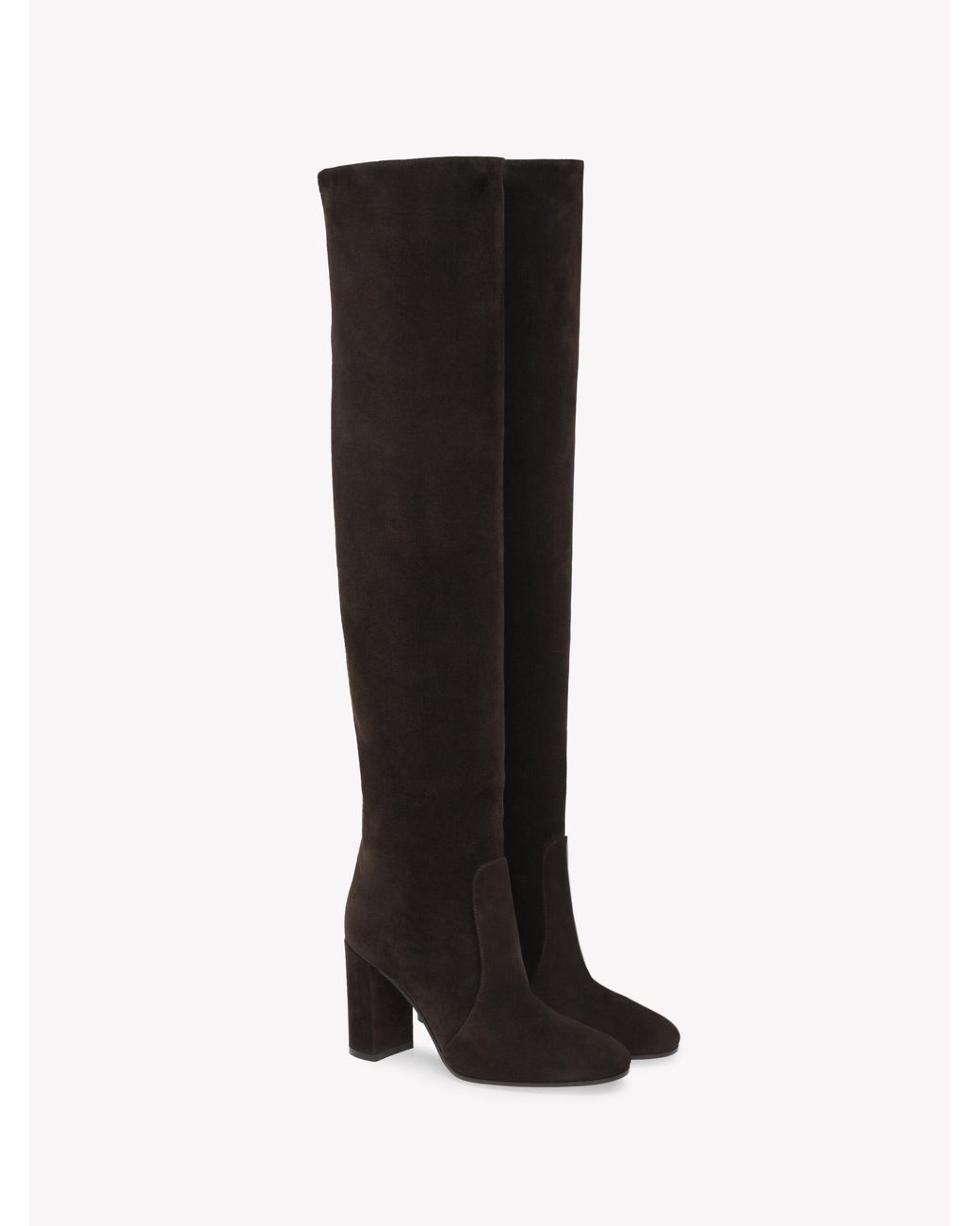 Gianvito Rossi Black Over-The-Knee Boots