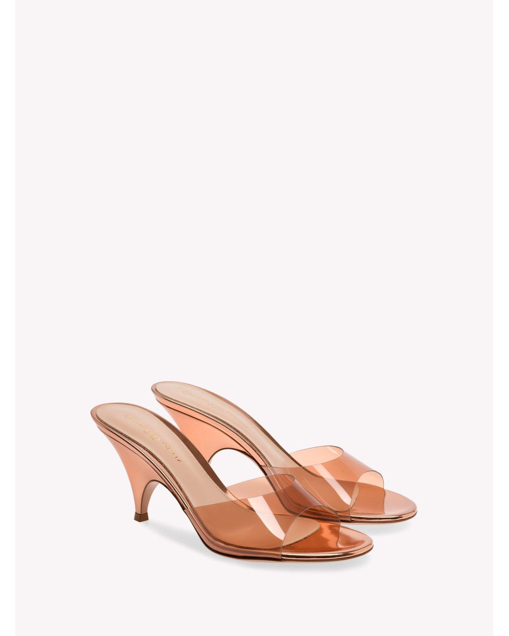 Gianvito Rossi Pink Sofia Mule 70