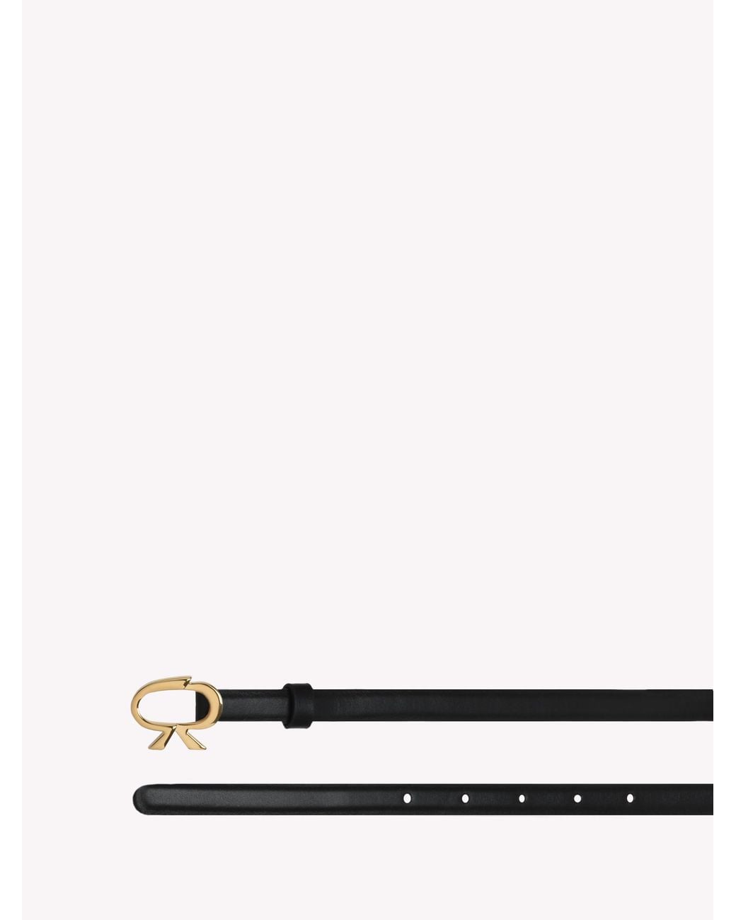 Gianvito Rossi Natural Ribbon Belt, Accessories, , Leather