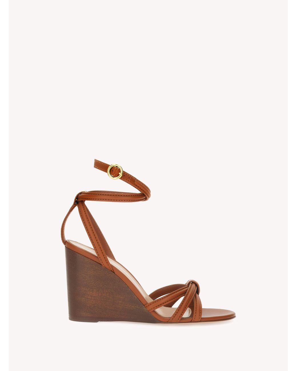 Gianvito Rossi Pink Rabat Wedge