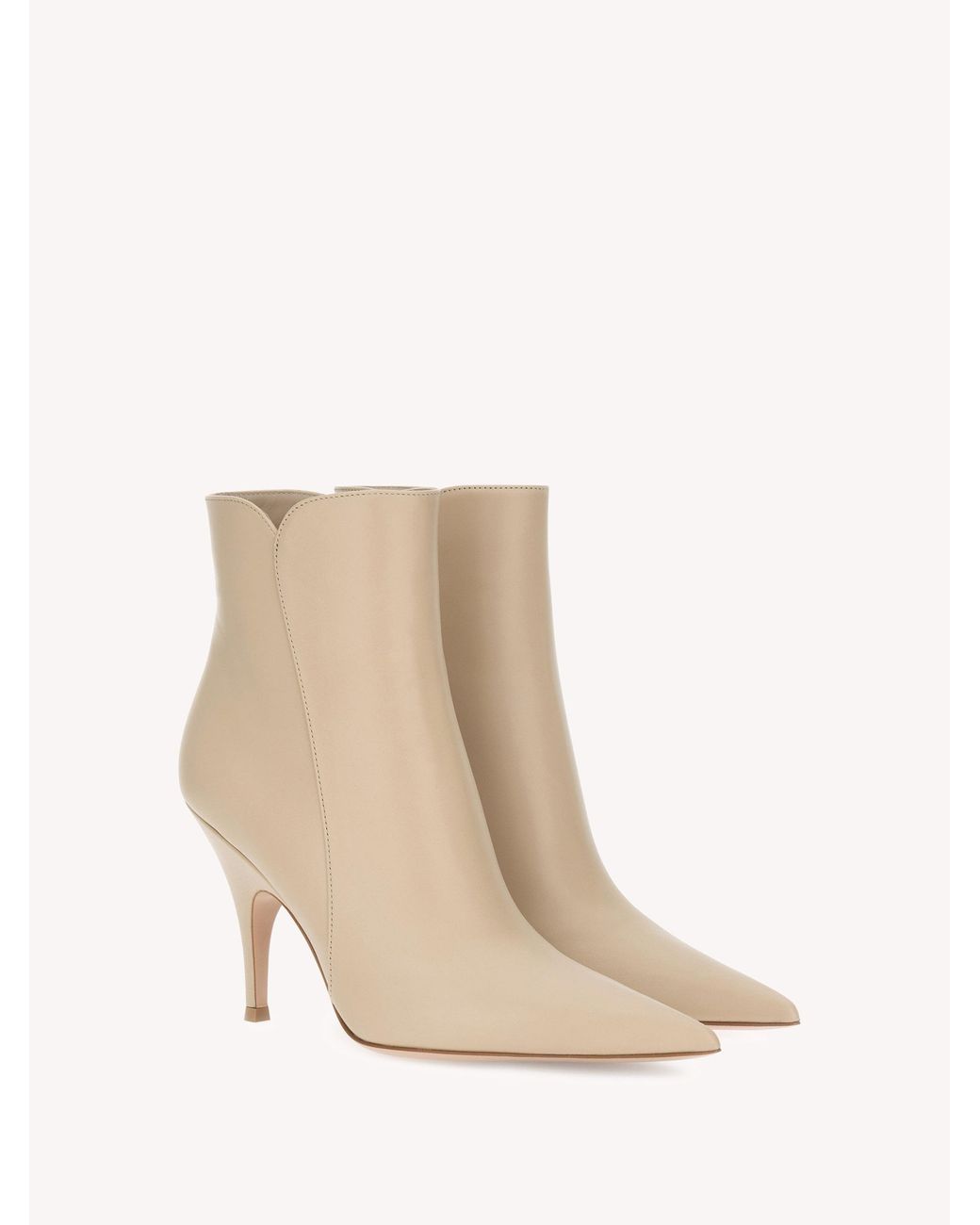 Sofia Bootie, Neutre Gianvito Rossi en coloris Natural