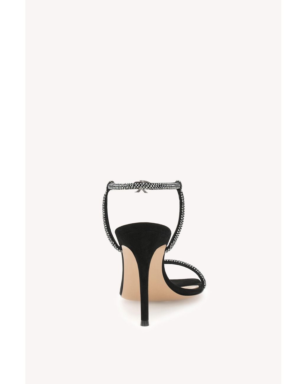 Gianvito Rossi White Mayfair Crystal