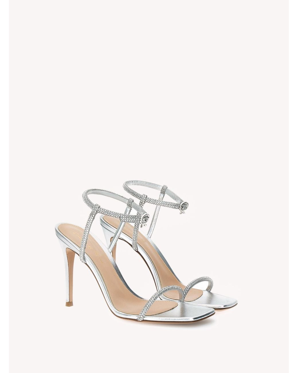 Gianvito Rossi Natural Mayfair Crystal
