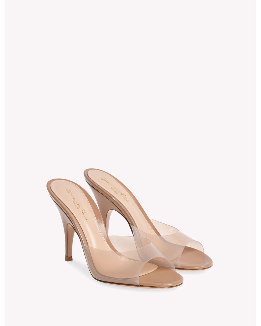 Gianvito Rossi Pink Sofia Mule 95