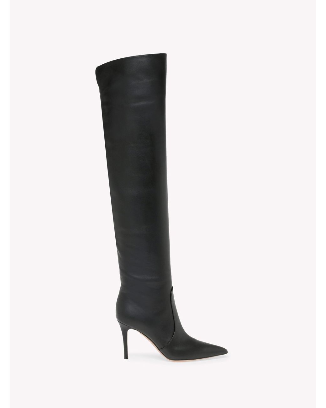 Gianvito Rossi Black Hansen Cuissard, Boots
