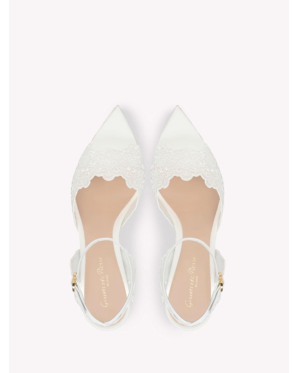 Gianvito Rossi White Yvonne, Sandals And Mules