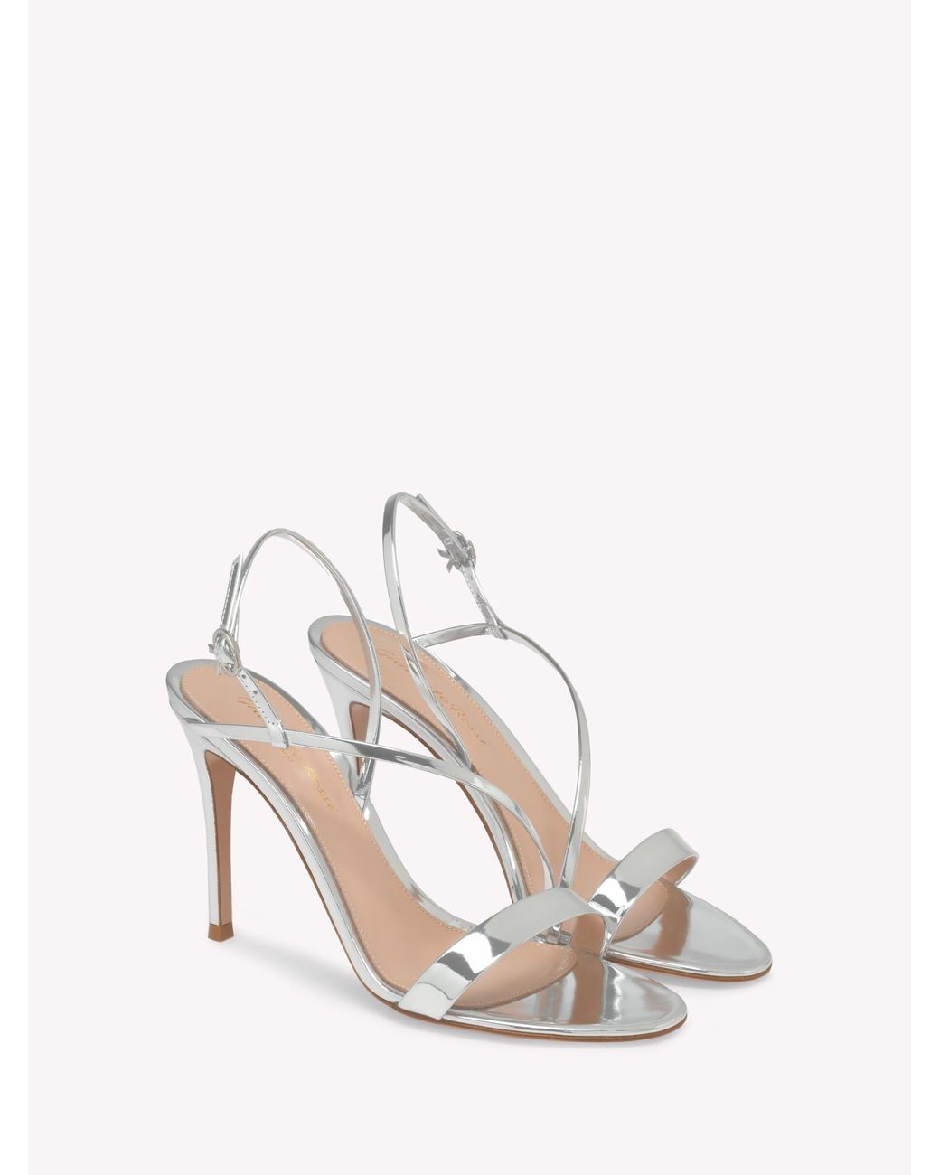 Gianvito Rossi White Manhattan 95, Sandals And Mules
