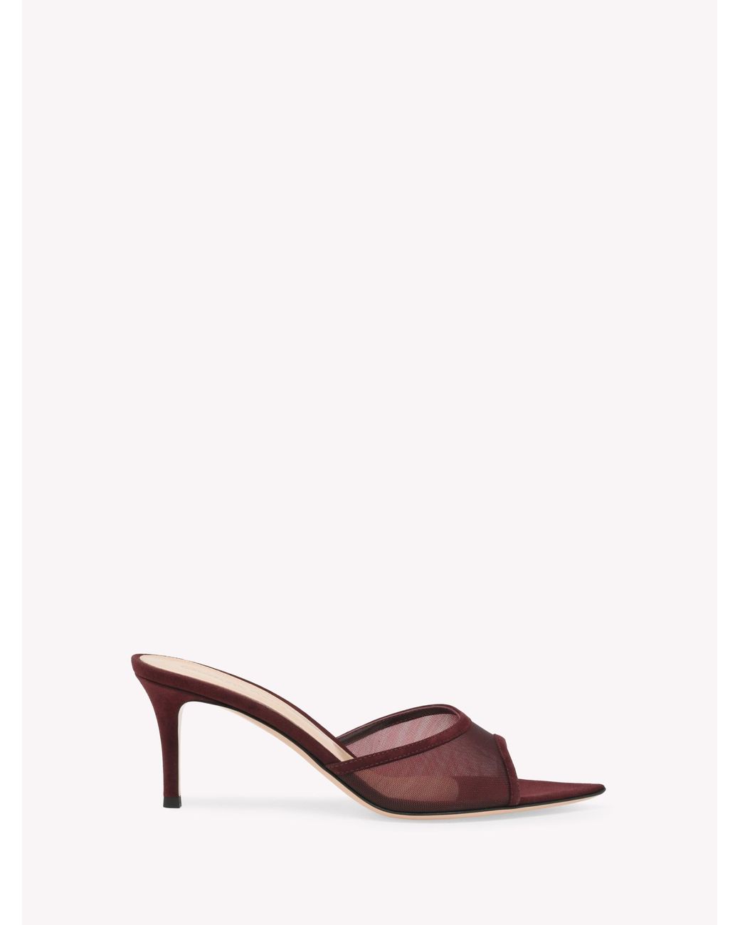 Gianvito Rossi Pink Dorotea Mule 70, Sandals And Mules