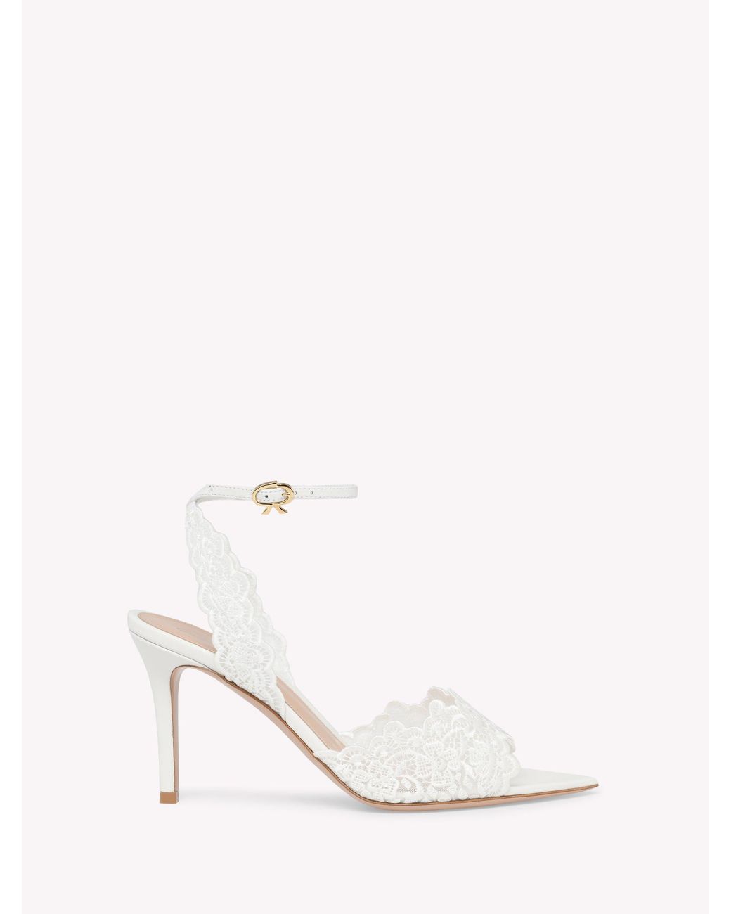 Gianvito Rossi White Yvonne, Sandals And Mules