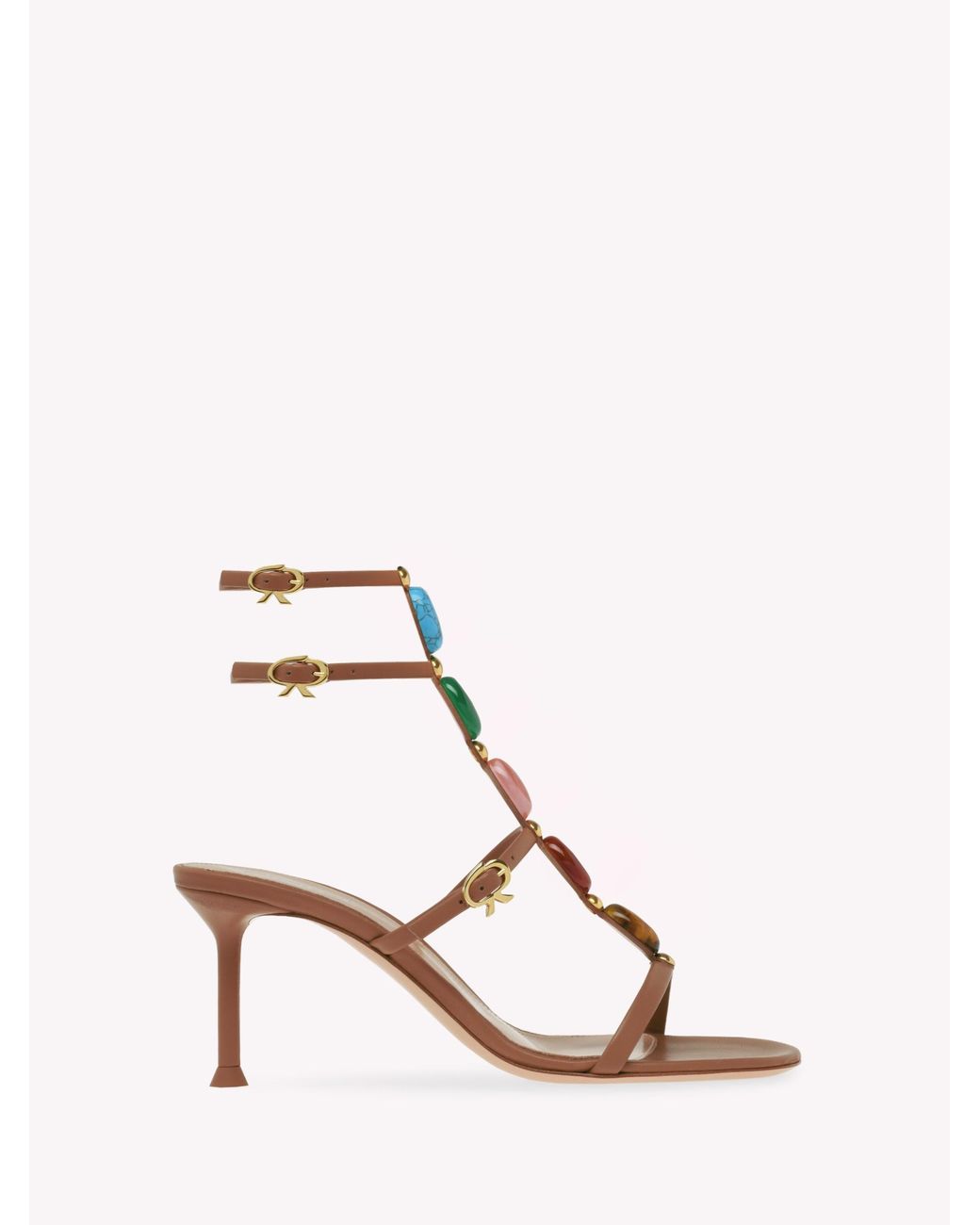 Gianvito Rossi Pink Shanti 70, Sandals And Mules