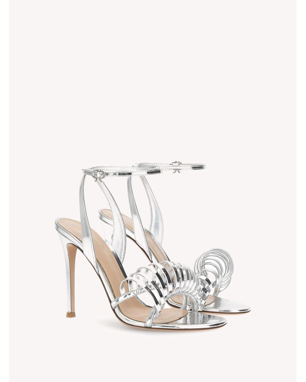 Gianvito Rossi White Loop