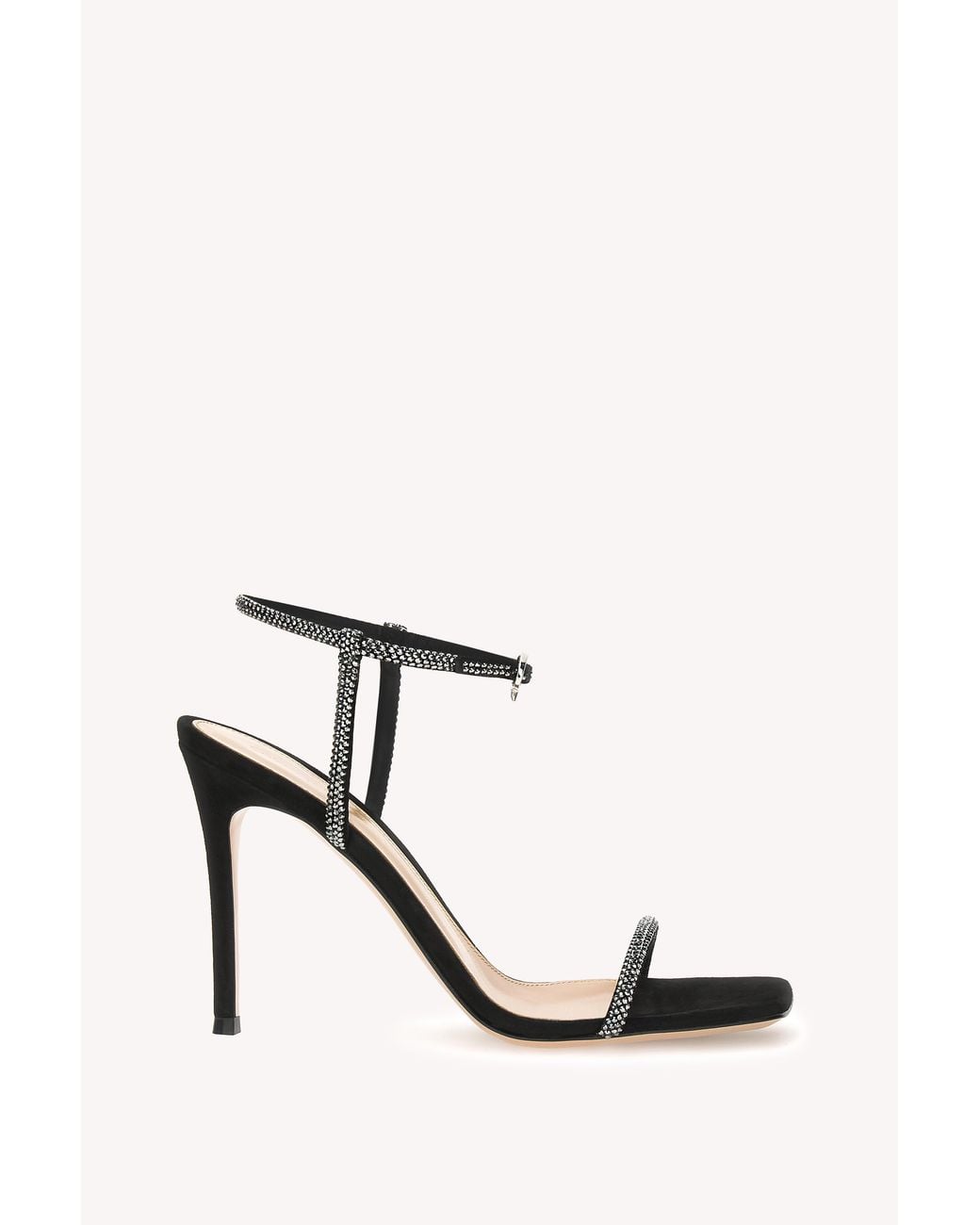Gianvito Rossi White Mayfair Crystal