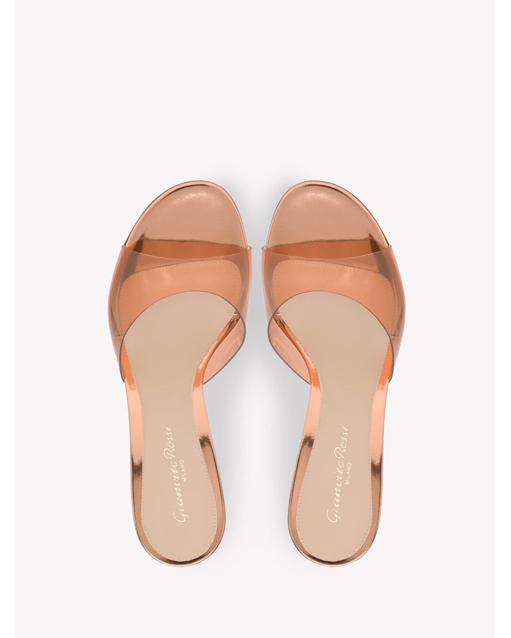 Gianvito Rossi Pink Sofia Mule 70