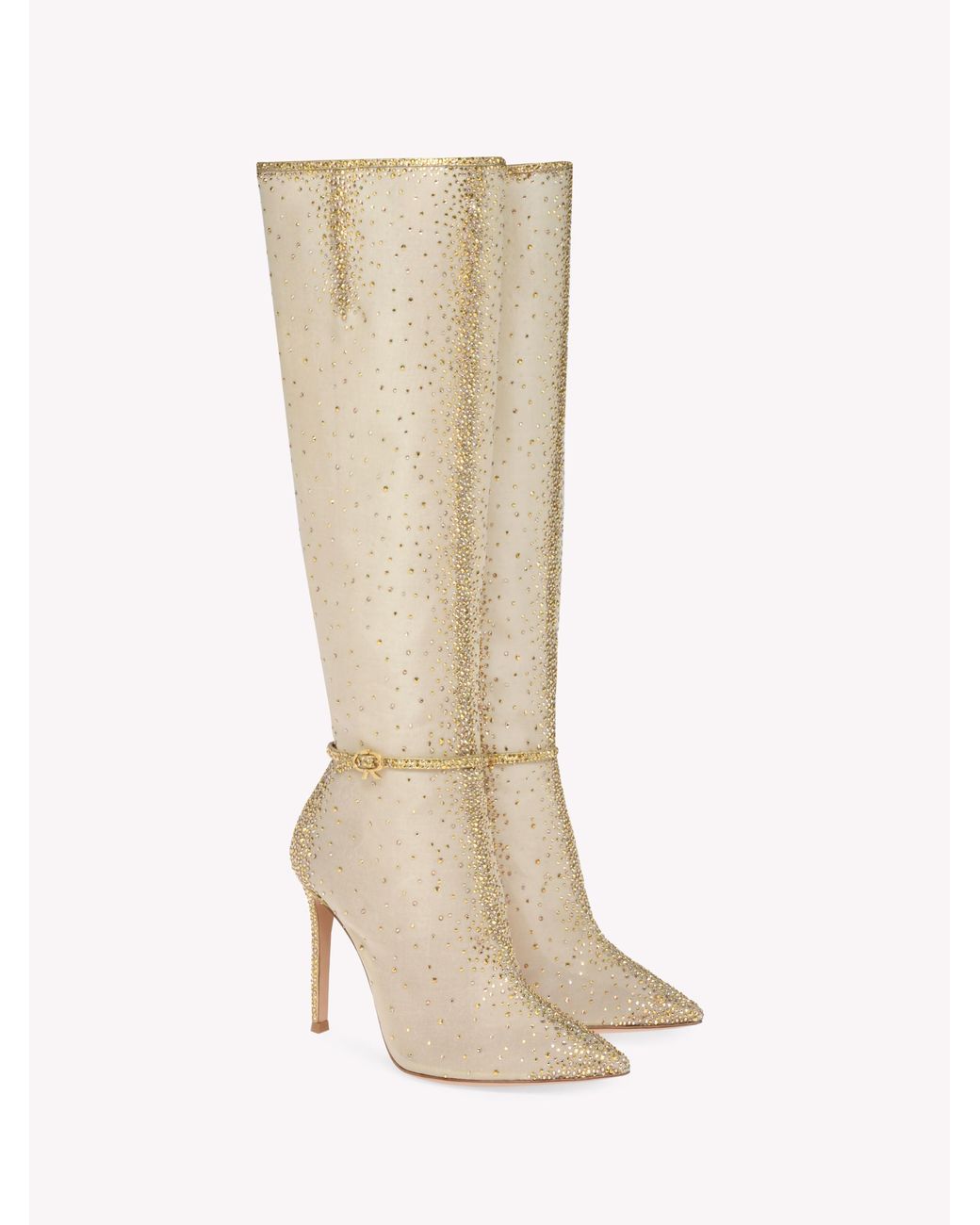 Gianvito Rossi White Rania Boot, Boots