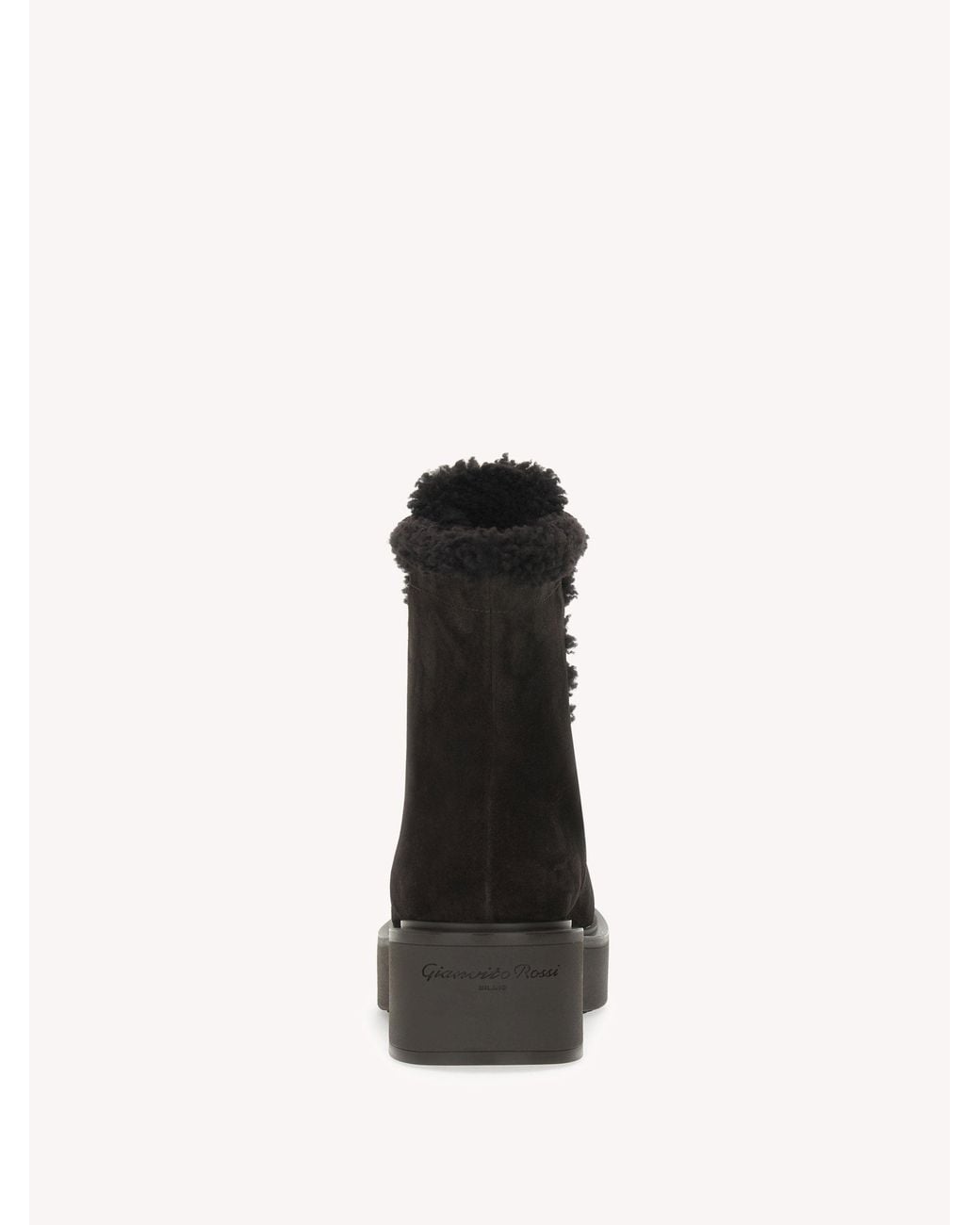 Gianvito Rossi Black Kiso Fur