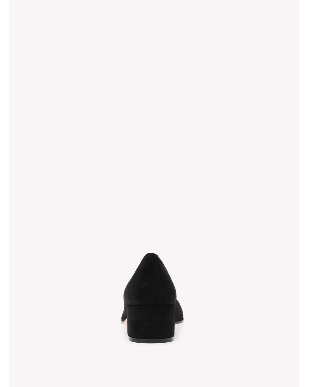 Gianvito Rossi Black Piper Pump 45, Pumps, , Suede