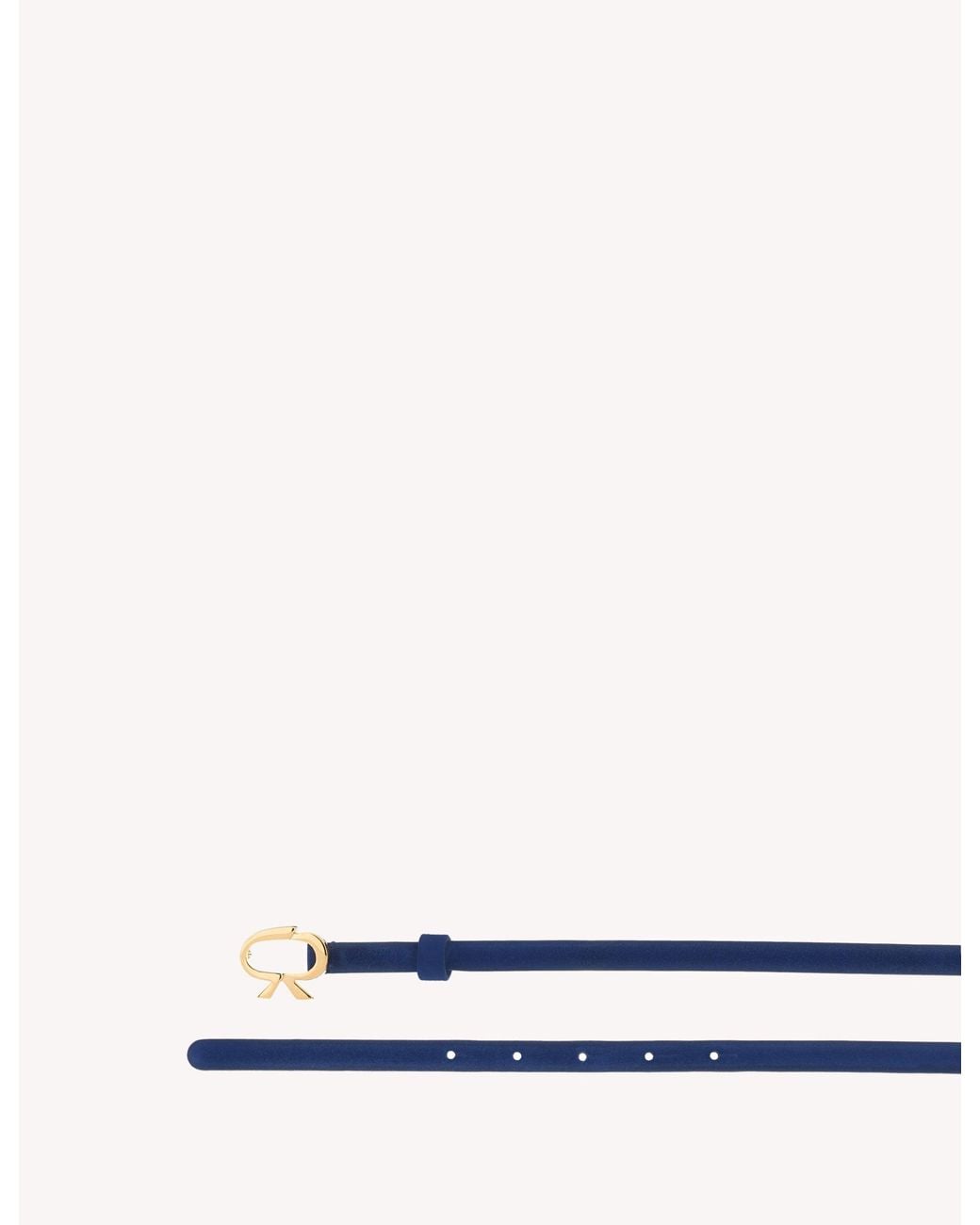 Gianvito Rossi White Ribbon Belt