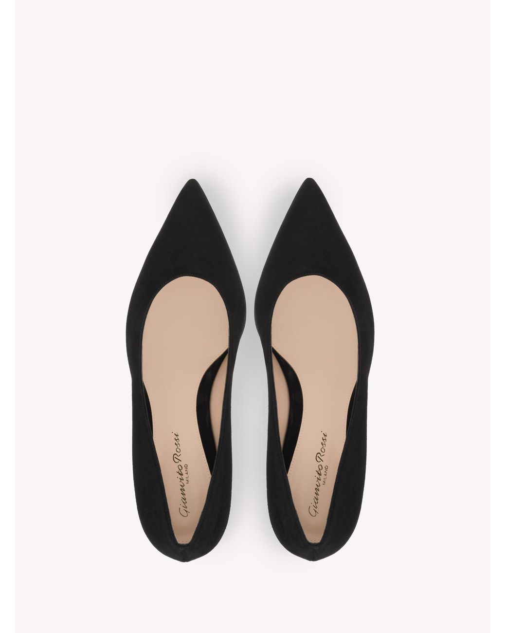 Gianvito Rossi Black Piper Pump 45, Pumps, , Suede