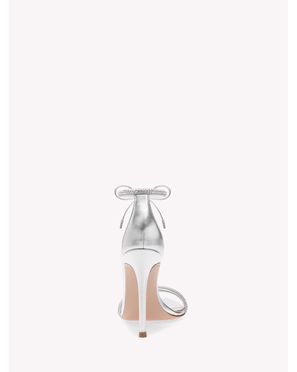 Gianvito Rossi White Montecarlo, Sandals, , Praline Suede