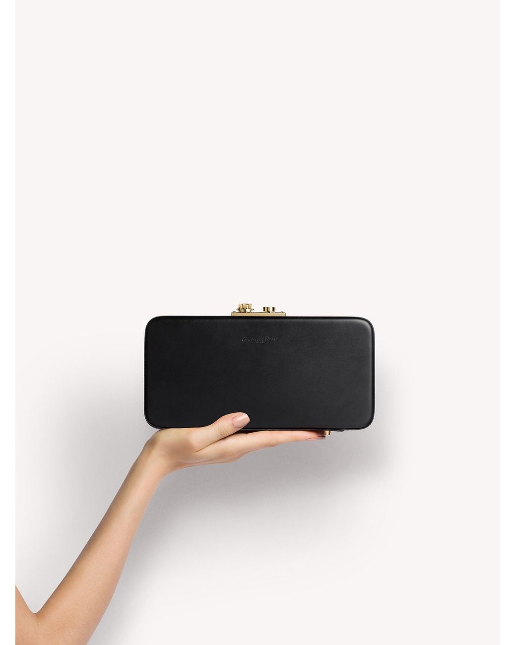 Gianvito Rossi Black Valì Clutch, Valì