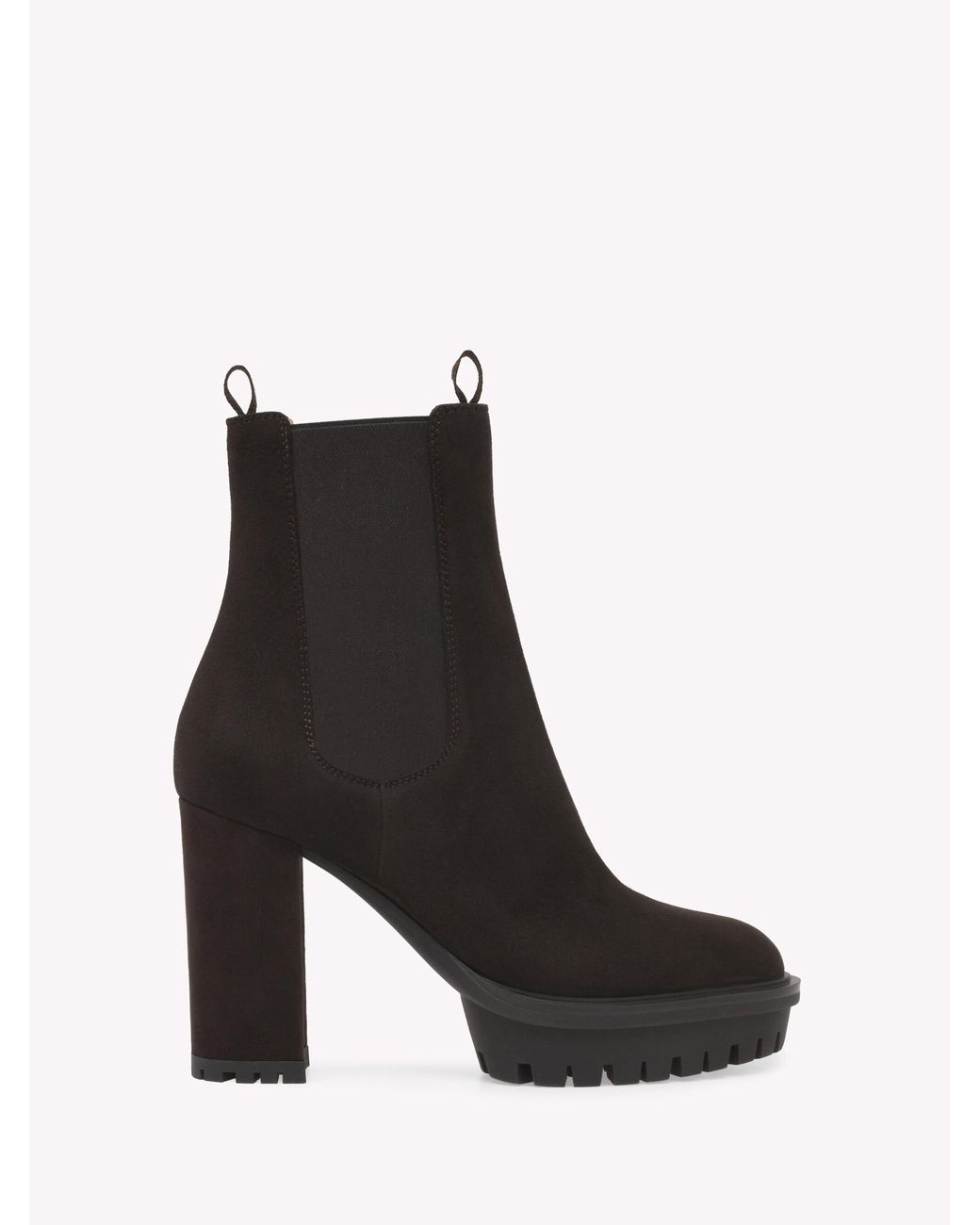 Gianvito Rossi Black Barry Bootie