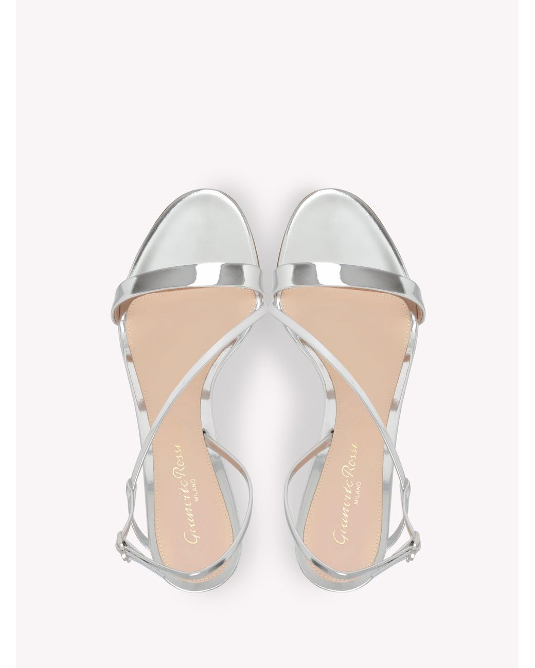 Gianvito Rossi White Manhattan 95, Sandals And Mules