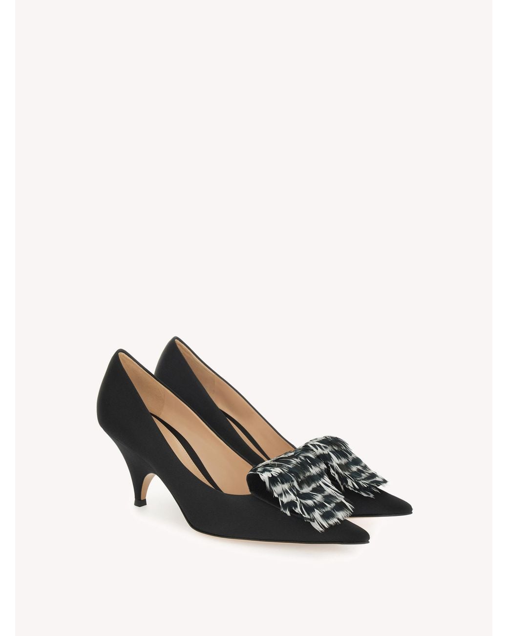 Gianvito Rossi White Fenice Pump 70