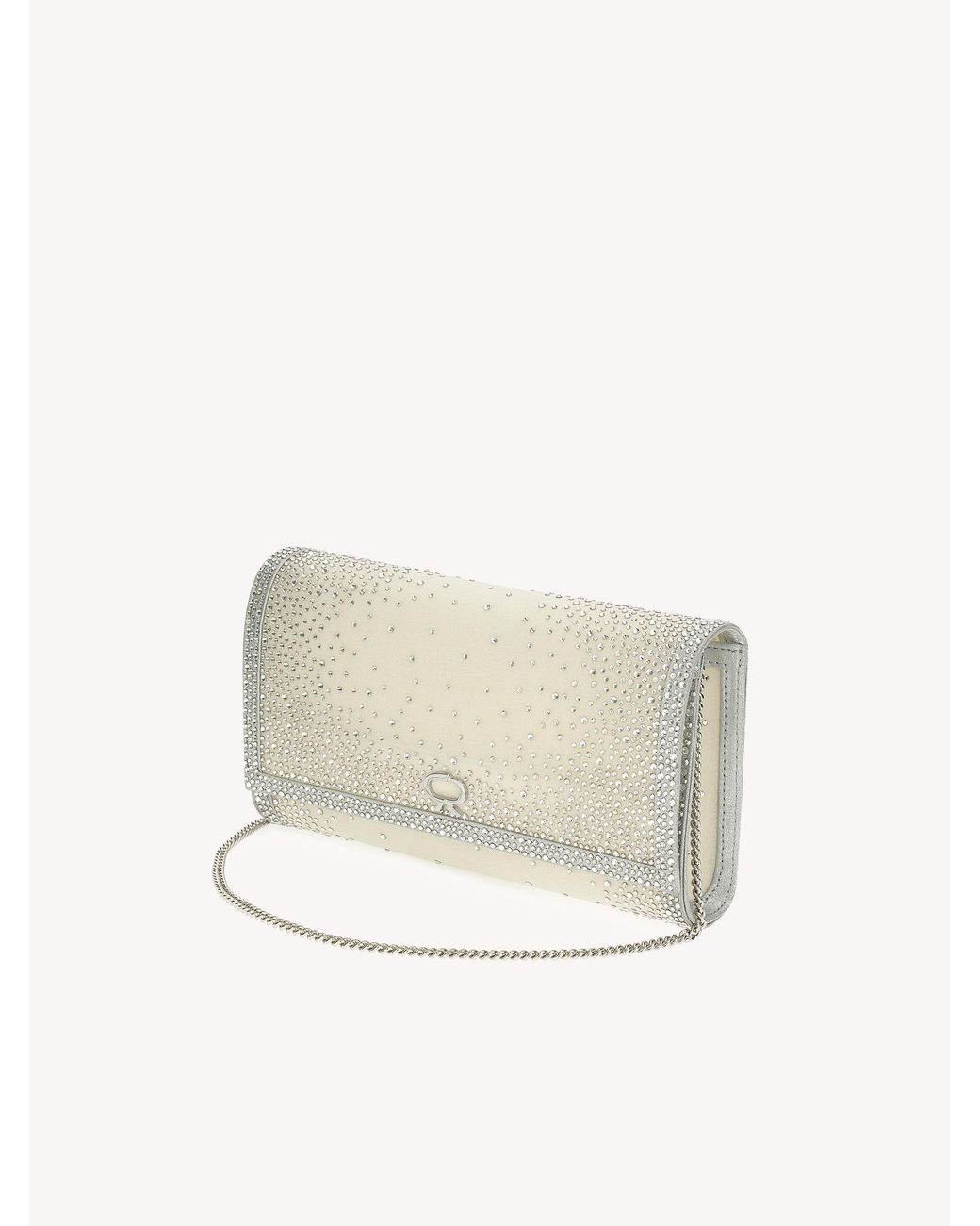 Gianvito Rossi Natural Rania Clutch