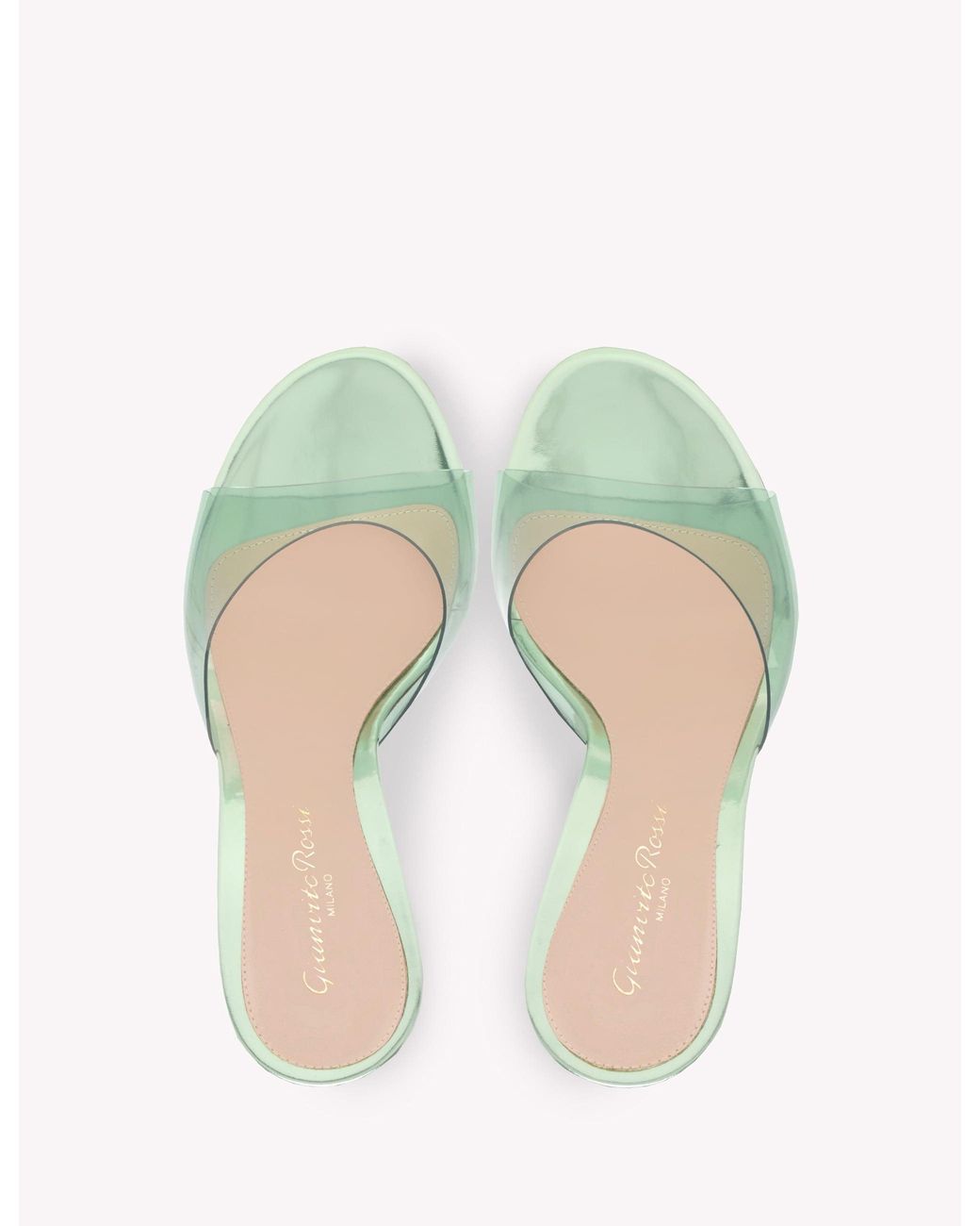Sofia Mule 70, Vert Gianvito Rossi en coloris White