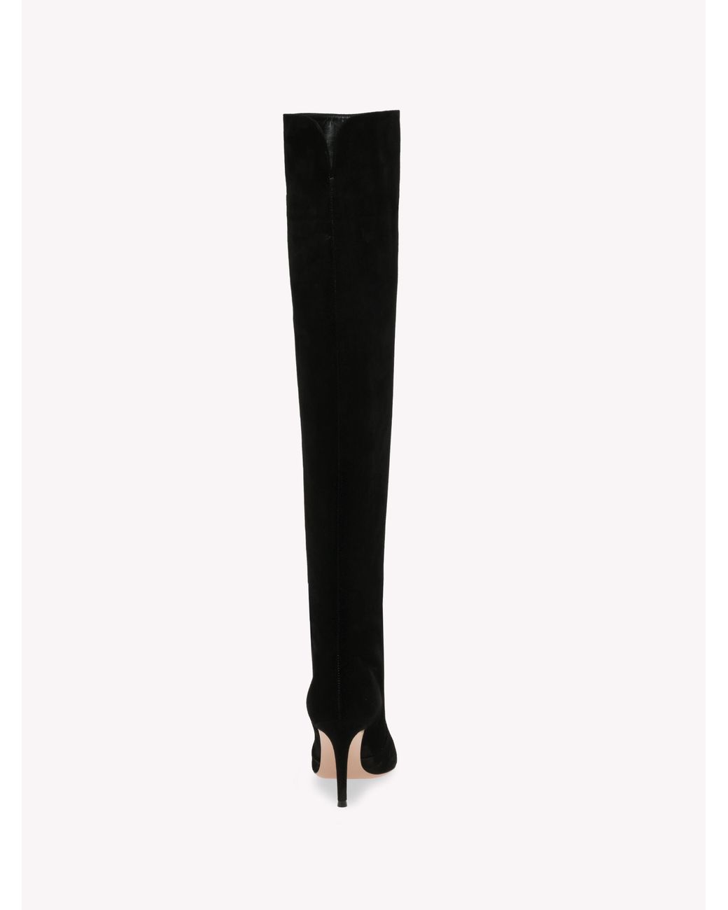 Gianvito Rossi Black Hansen Cuissard, Suede