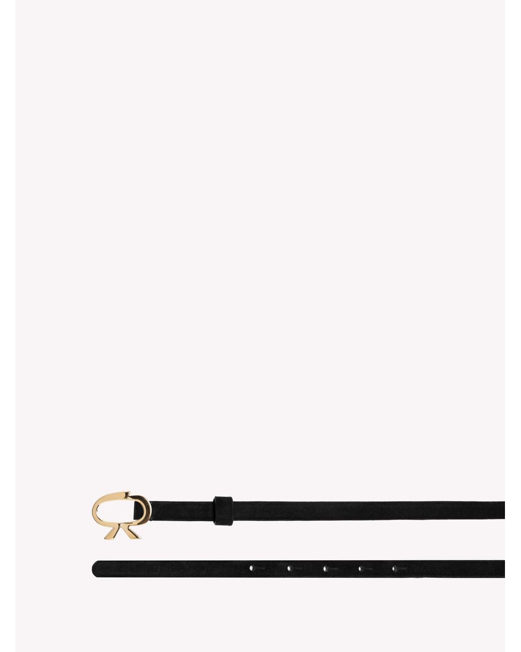 Gianvito Rossi White Ribbon Belt