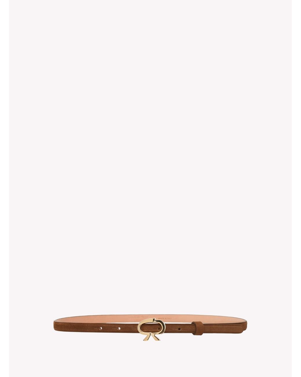 Gianvito Rossi White Ribbon Belt