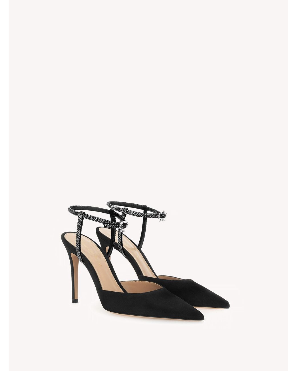Gianvito Rossi Natural Mayfair Crystal 95