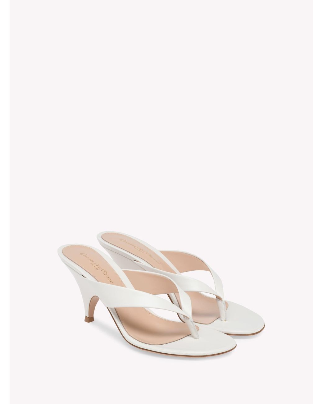 Gianvito Rossi Natural Sofia Thong, Sandals And Mules