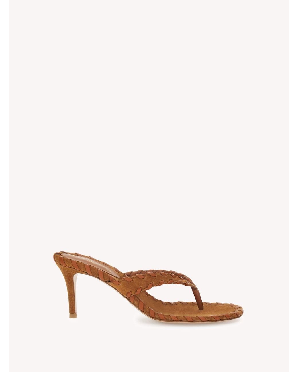 Gianvito Rossi Natural Zaira Thong, Sandals And Mules