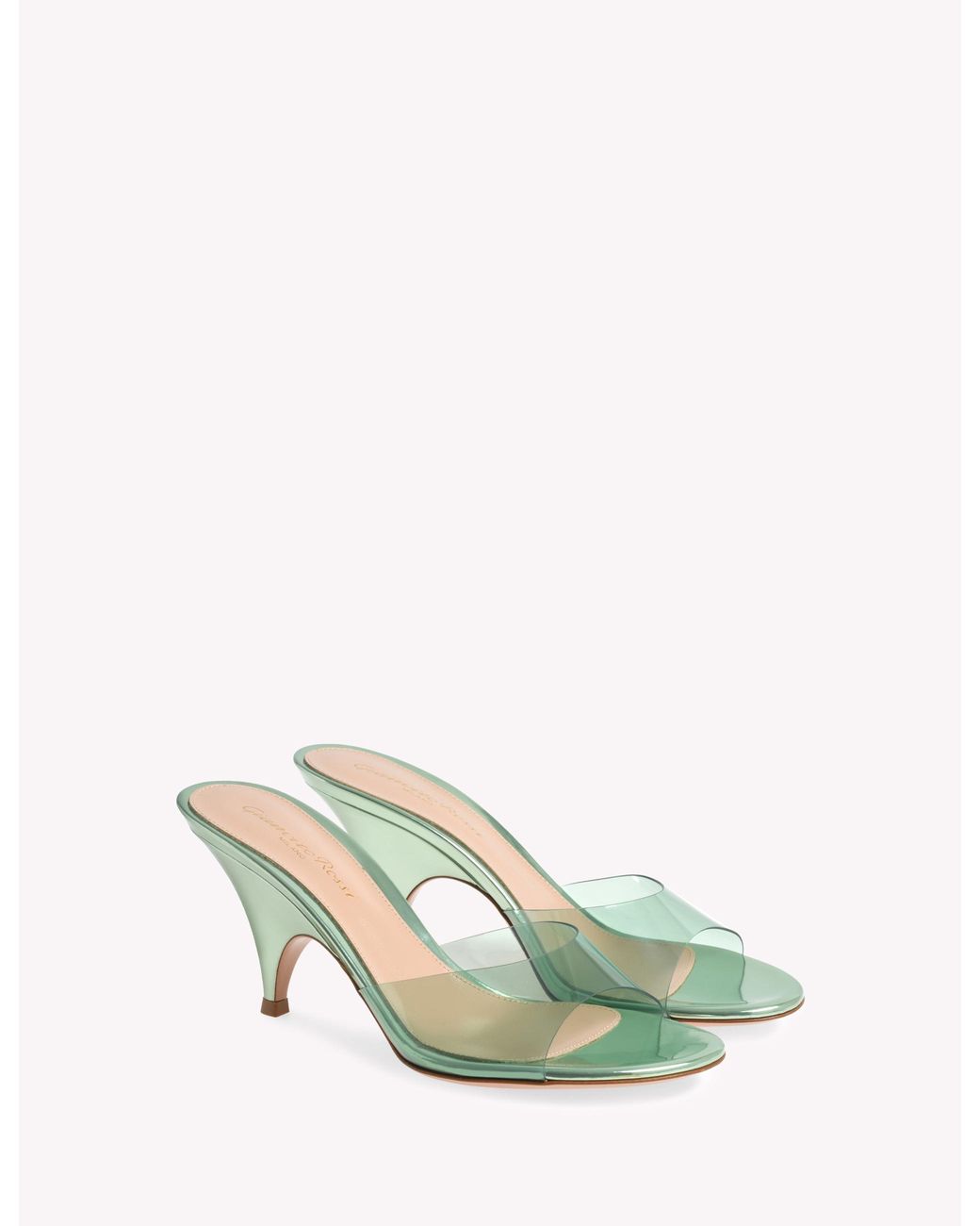 Sofia Mule 70, Vert Gianvito Rossi en coloris White