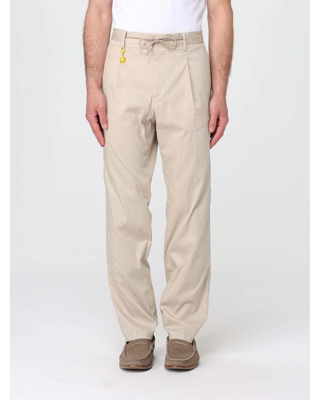 Manuel Ritz Natural Trousers for men